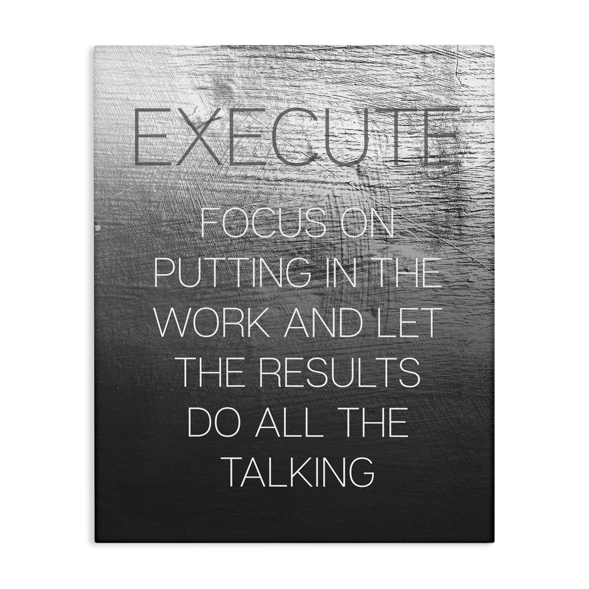 Trinx Execute Motivational Definition Canvas Wall Art by Daphne ...