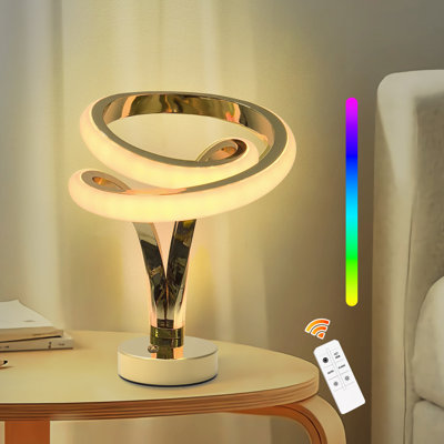 Irbin 28.5cm Gold RGB LED Novelty Table Lamp