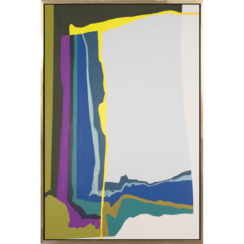 «Dawn - Floater Frame», peinture sur toile, H 60 po x l 40 po