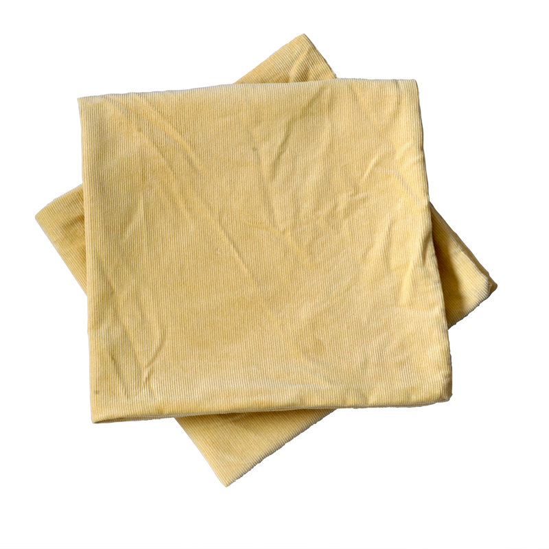 Housse de coussin carré, 20 po X 20 po, Jaune jojoba