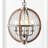 Hildegard 4 - Light Silver/Brown Lantern Pendant