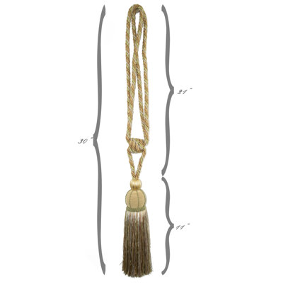Dover 3 in. Overall Width Curtain Tieback