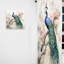 Blue Ink Wash Peacock I - Rideau obscurcissant à imprimé animal Peacock - 1 panneau-107831262