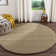 Debroh Natural Fiber Seagrass Solid Color Rug