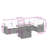 Vidaxl Garden Sofa Set