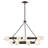 Selene 18 - Light Steel Dimmable Chandelier