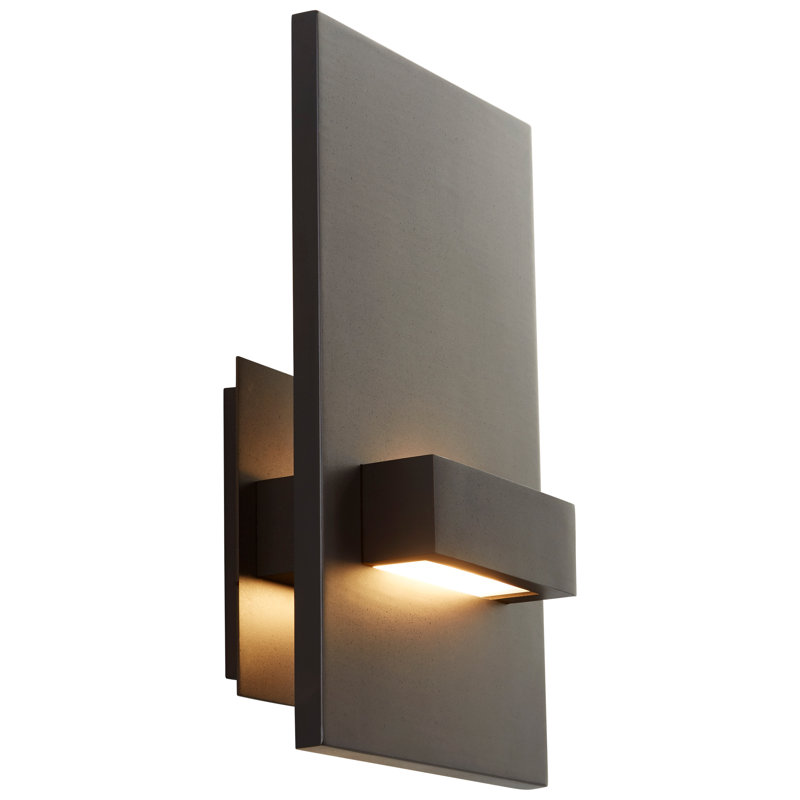 Amarvesh LED Armed Sconce, Oiled Bronze