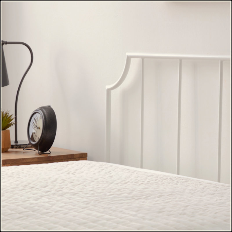 Lit plateforme en métal Edenden, Lit double 