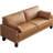 66'' Faux Leather Sofa
