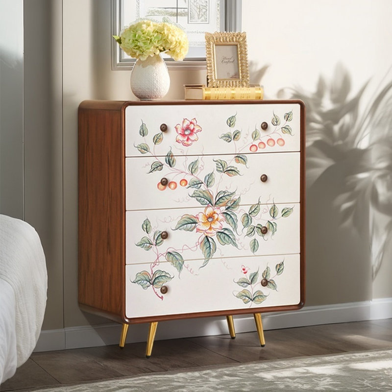 Commode décorative peinte de style américain