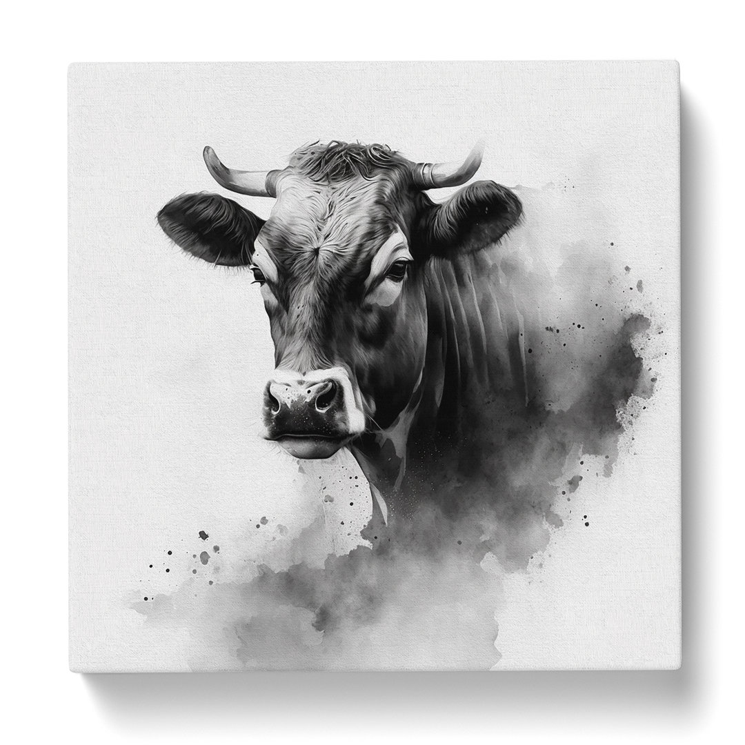 Cow Ink Wash - Kunstdrucke