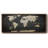 Vintage World Map- Framed Canvas