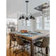 Dale 5 Light Metal Dimmable LED Chandelier