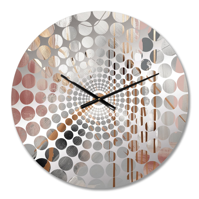 Tappahannock - Horloge murale abstraite en marbre, Petit