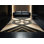Tapis noir moelleux doux et moelleux à motif de tarte aux fruits de luxe - reliure brun clair