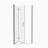 1 3/8" Adjustment,Universal Pivot Shower Door, Open Outside, With 1/4" Tempered Glass-116077812