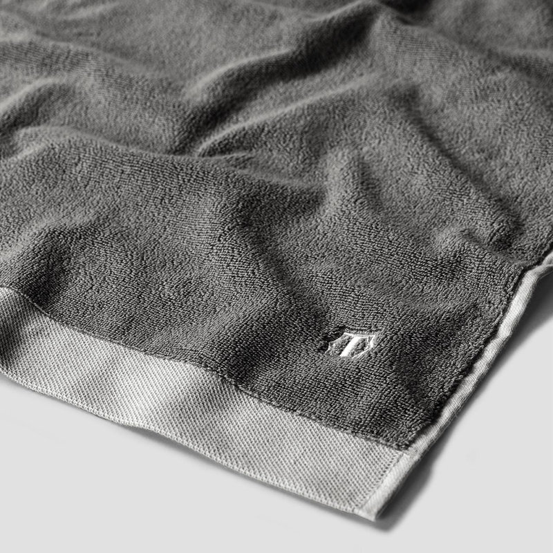 Débarbouillette 100% coton Konvill, Gris