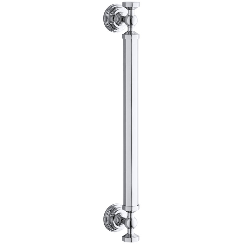 Pinstripe Pivot Handle, Argent poli brillant