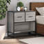 60cm W Metal Bedside Table-2140315958