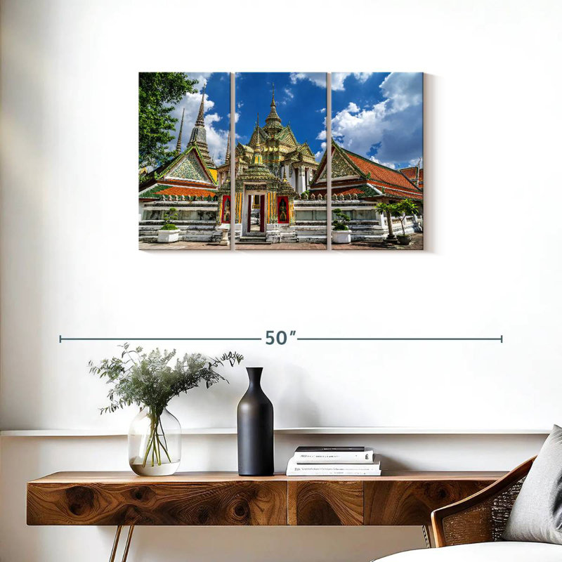 Temple Wat Pho, H 20 po x l 33 po
