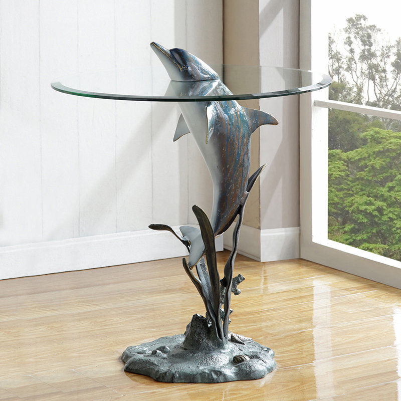 Glass End Table