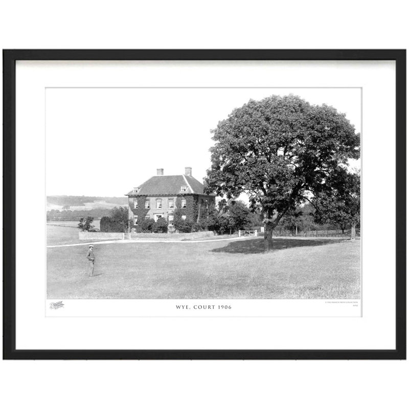 Wye, Court 1906 by Francis Frith - Single Picture Frame Print, 28cm H x 36cm W x 2.3cm D