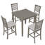 Ensemble de table de bar et chaises