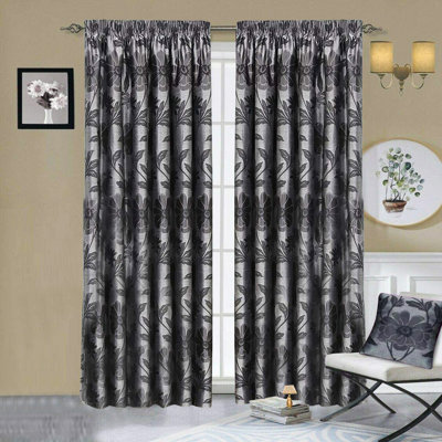 Mishler Cotton Blend Room Darkening Curtain Pair
