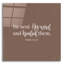 «He Sent His Word» par Imperial Text - Art textuel sans cadre-726266652