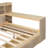Baelee Wooden  Multi-Functional Daybed With Storage Shelves, 2 Storage Drawers And  Study Desk-871320043-871320040