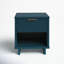 Table de chevet moderne en bois massif l 18 po Granville-86778353