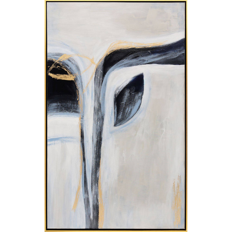 «Nouveau I», peinture sur toile encadrée