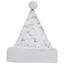 Accessoire de costume de chapeau de père Noël flocon de neige - moyen-891083881