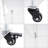 29.5'' H x 15.7'' W Printer Stand with Wheels