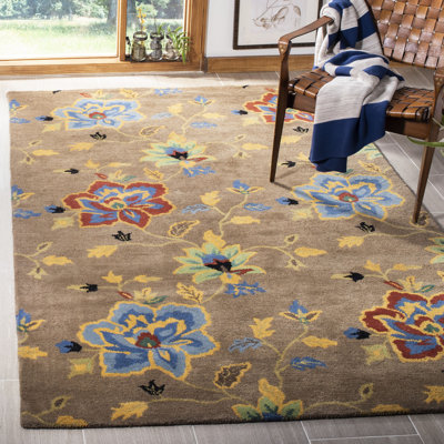 Nonia Hand Tufted Wool Floral Rug
