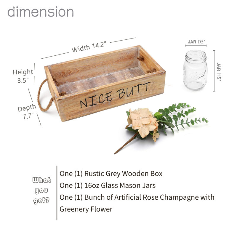 Tank Mount Toilet Paper Holder, Rustic Brown