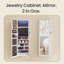 Armoire à bijoux avec miroir à suspendre-2060205236
