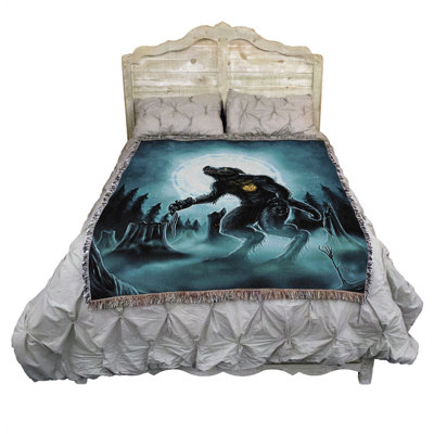 Jeté Pure Country Weavers Wake The Wolf par Tiffany Toland Scott