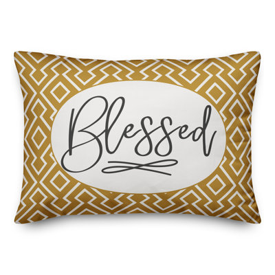 Housse de coussin rectangulaire et insert Blessed
