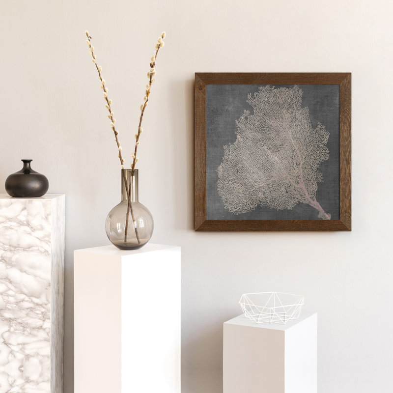 Nuit trouble, reproduction d’art encadrée, Toile avec cadre gris, H 21 po x l 21 po x P 1 po, Pas de tapis