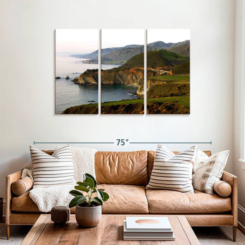 Gillard Big Sur Cliffs, 36" H x 57" W