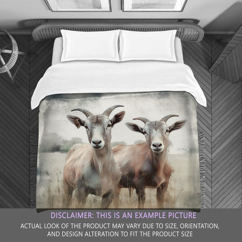 Goat Grassfield Bedding, King Comforter