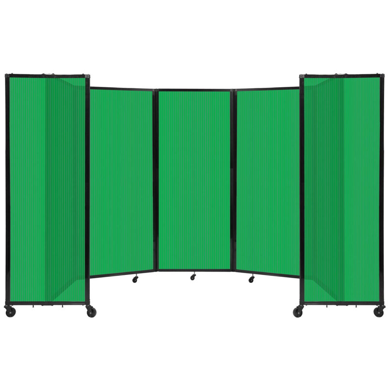 Cloison murale en polycarbonate 360, H 82 po x l 168 po, Vert