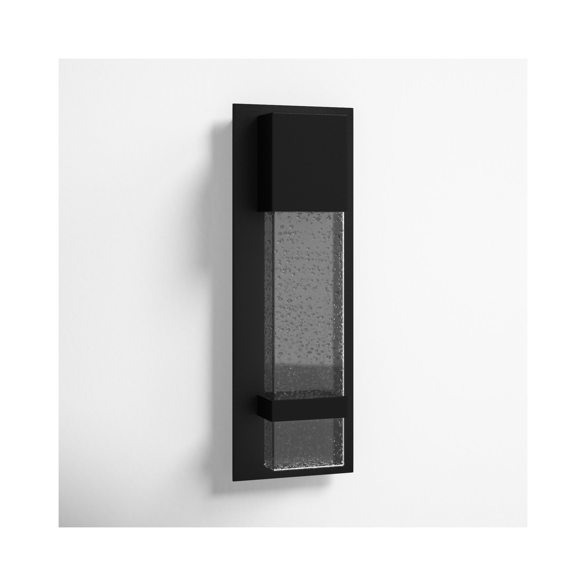 Ayoka Single Light Novelty Outdoor Aluminum LED Wall Light, 13.75" H x 4.75" W x 2.5" D