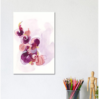 Orchid Sonata I 1 Piece Wrapped Canvas Wall Art