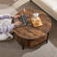Table basse rustique ronde-108957400