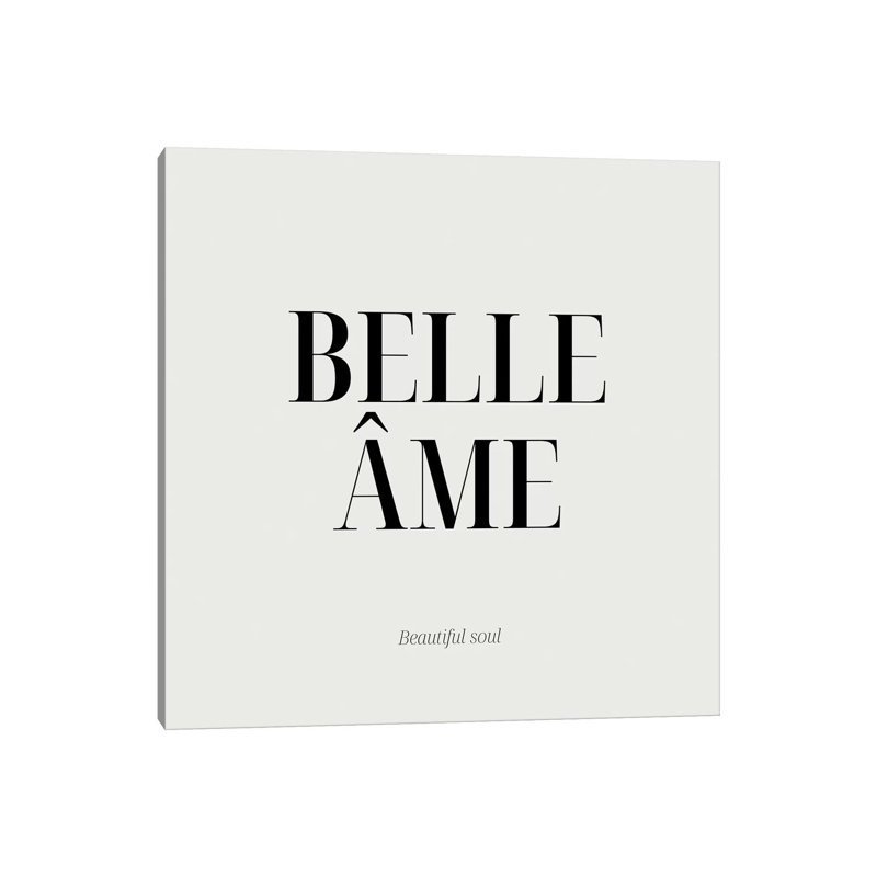 Typo ?11 Square by Blek Prints - Wrapped Canvas Typography, 30.48 cm H x 30.48 cm W