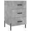 Mevsud 40cm W Iron Bedside Table-891892883