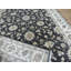 Tapis oriental gris anthracite noué à la main 6 pi 9 po x 9 pi 9 po Ushak 633F155510A04D48999F0B8EA589BDB1