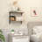 Rustic Wood Shelves Set Of 2, Farmhouse Style Floating Shelf For Wall Décor, Hanging Shelves For Bathroom, Bedroom, Storage, Kitchen, Living Room - Carbonized Black | For Wall Décor, For Bathroom, Bedroom, Storage, Kitchen, Living Room